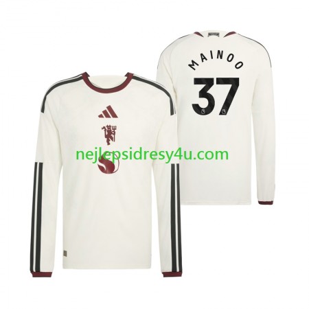 Fotbalový Dres Manchester United Kobbie Mainoo 37 Alternativní 2026/27 Dlouhý Rukáv